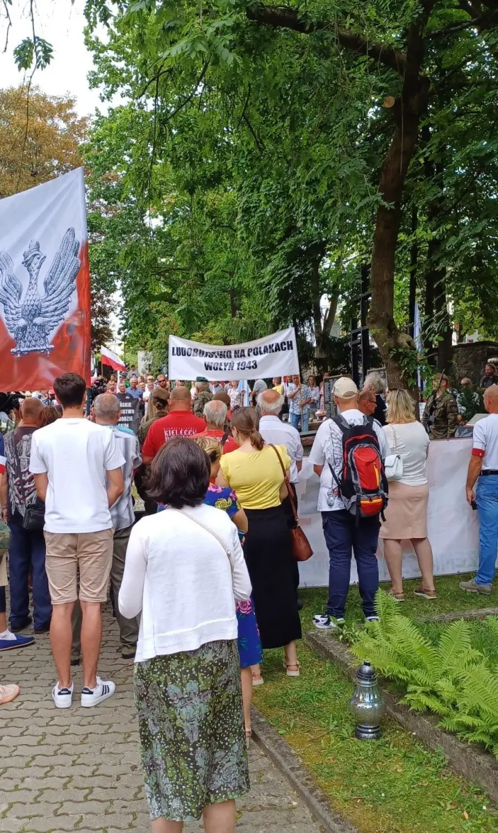 Kieleckie obchody 81. rocznicy ludobójstwa na Wołyniu - galeria zdjęć 2