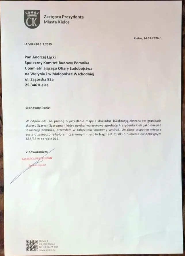 Zbiórka w miejscu lokalizacji Pomnika Wołyńskiego - galeria zdjęć 3