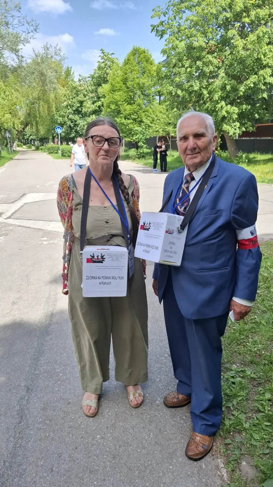Zbiórka w miejscu lokalizacji Pomnika Wołyńskiego - galeria zdjęć 2