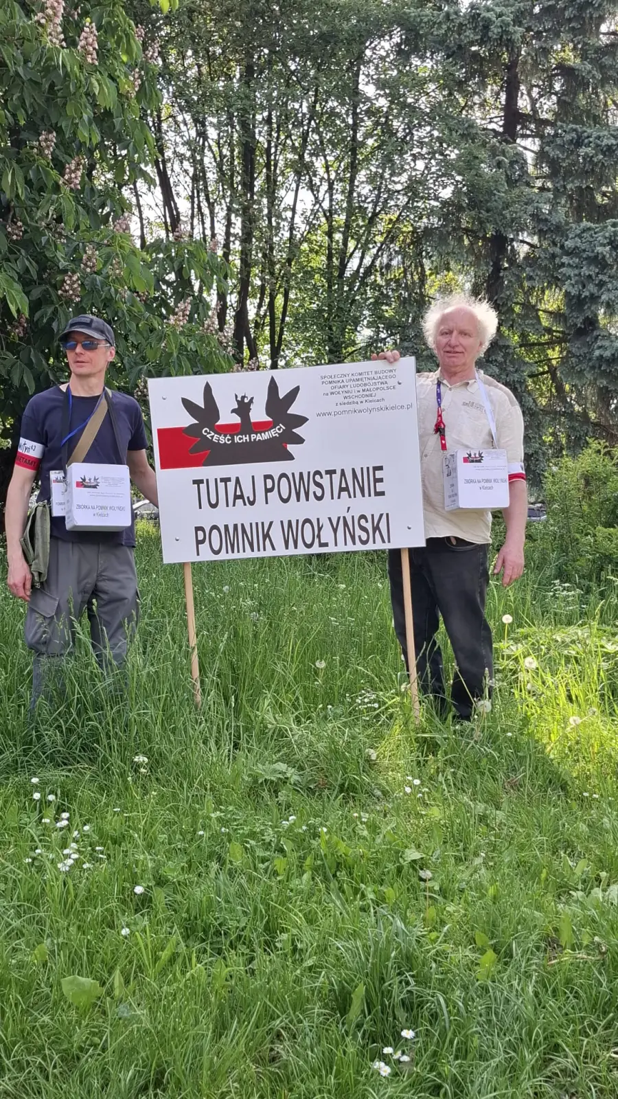 Zbiórka w miejscu lokalizacji Pomnika Wołyńskiego - galeria zdjęć 5