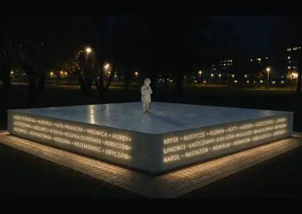Zwycięska praca-wizualizacja w nocnej scenerii